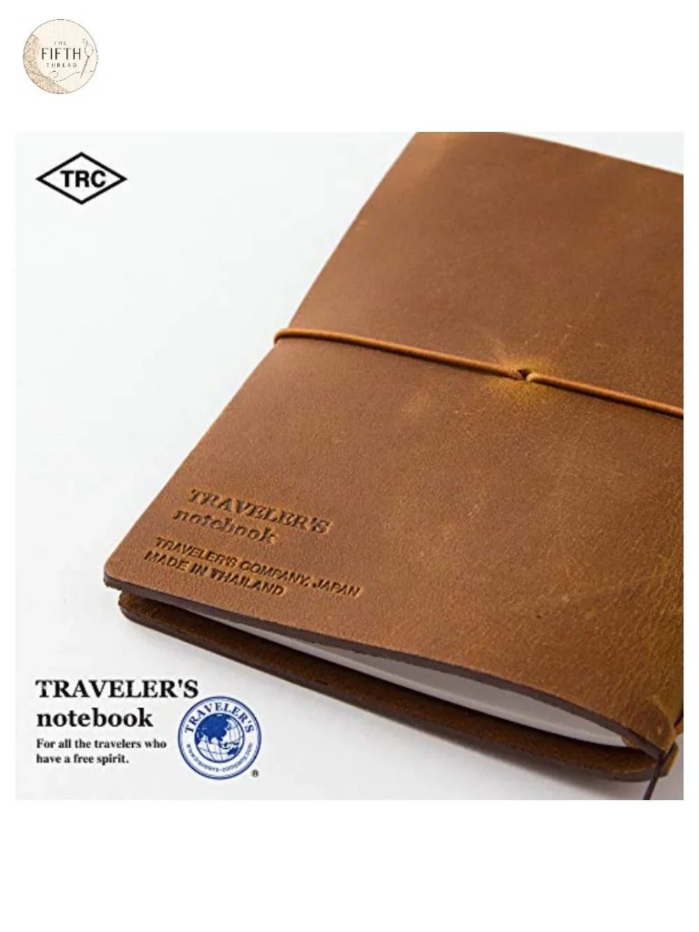 Genuine Leather Passport Holder Travel Wallet Traveler's Note Camel